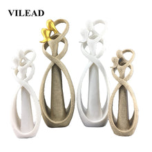Load image into Gallery viewer, VILEAD 23cm 30cm Sandstone Kissing Lover Figurine Anniversary Gift Wedding Decoration Creative Home Decoration Accessories Craft