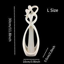 Load image into Gallery viewer, VILEAD 23cm 30cm Sandstone Kissing Lover Figurine Anniversary Gift Wedding Decoration Creative Home Decoration Accessories Craft