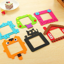 Load image into Gallery viewer, cute cartoon felt hollow-out switching sticker Creative home decoration cartoon wall stickers affixed felt hollow switch socket