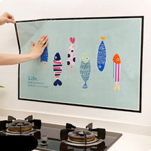 Load image into Gallery viewer, Cartoon Anti-oil pollution kitchen PET Wall Stickers For Cabinet Stove waterproof home kitchen decoration Mural Decals Wallpaper