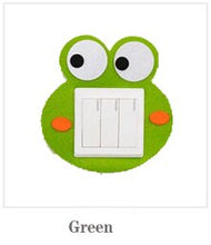 Load image into Gallery viewer, cute cartoon felt hollow-out switching sticker Creative home decoration cartoon wall stickers affixed felt hollow switch socket
