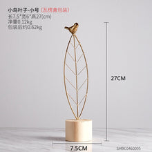 Load image into Gallery viewer, Nordic Creative modern Plant ornament bedroom home decoration accessories for living room Gold Iron Shape crafts Desktop decor
