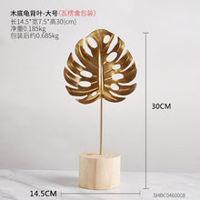 Load image into Gallery viewer, Nordic Creative modern Plant ornament bedroom home decoration accessories for living room Gold Iron Shape crafts Desktop decor
