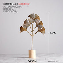 Load image into Gallery viewer, Nordic Creative modern Plant ornament bedroom home decoration accessories for living room Gold Iron Shape crafts Desktop decor
