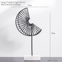 Load image into Gallery viewer, Nordic Creative modern Plant ornament bedroom home decoration accessories for living room Gold Iron Shape crafts Desktop decor
