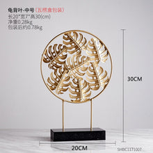 Load image into Gallery viewer, Nordic Creative modern Plant ornament bedroom home decoration accessories for living room Gold Iron Shape crafts Desktop decor
