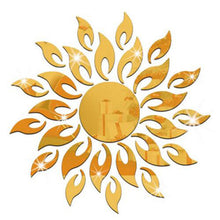 Load image into Gallery viewer, 3D Mirror Sun Flower Art Removable Wall Sticker Acrylic Mural Decal Home Room Decor Hot
